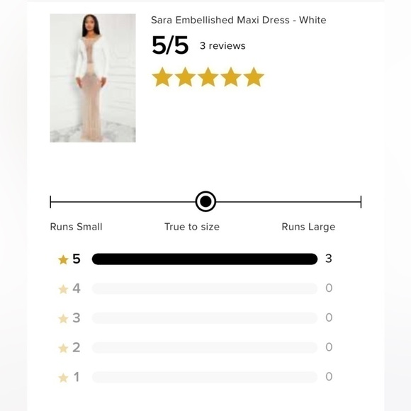 COPY - Embellished max dress , long sleeves. rhinestone, Chrystal - Picture 5 of 7